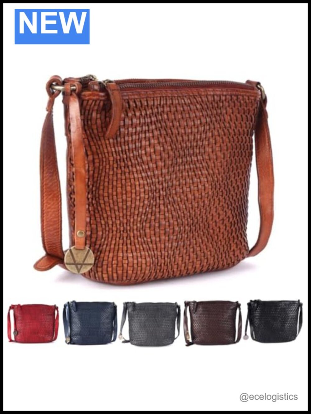 Genuine Leather Crossbody Sling Bag for Women Vintage
